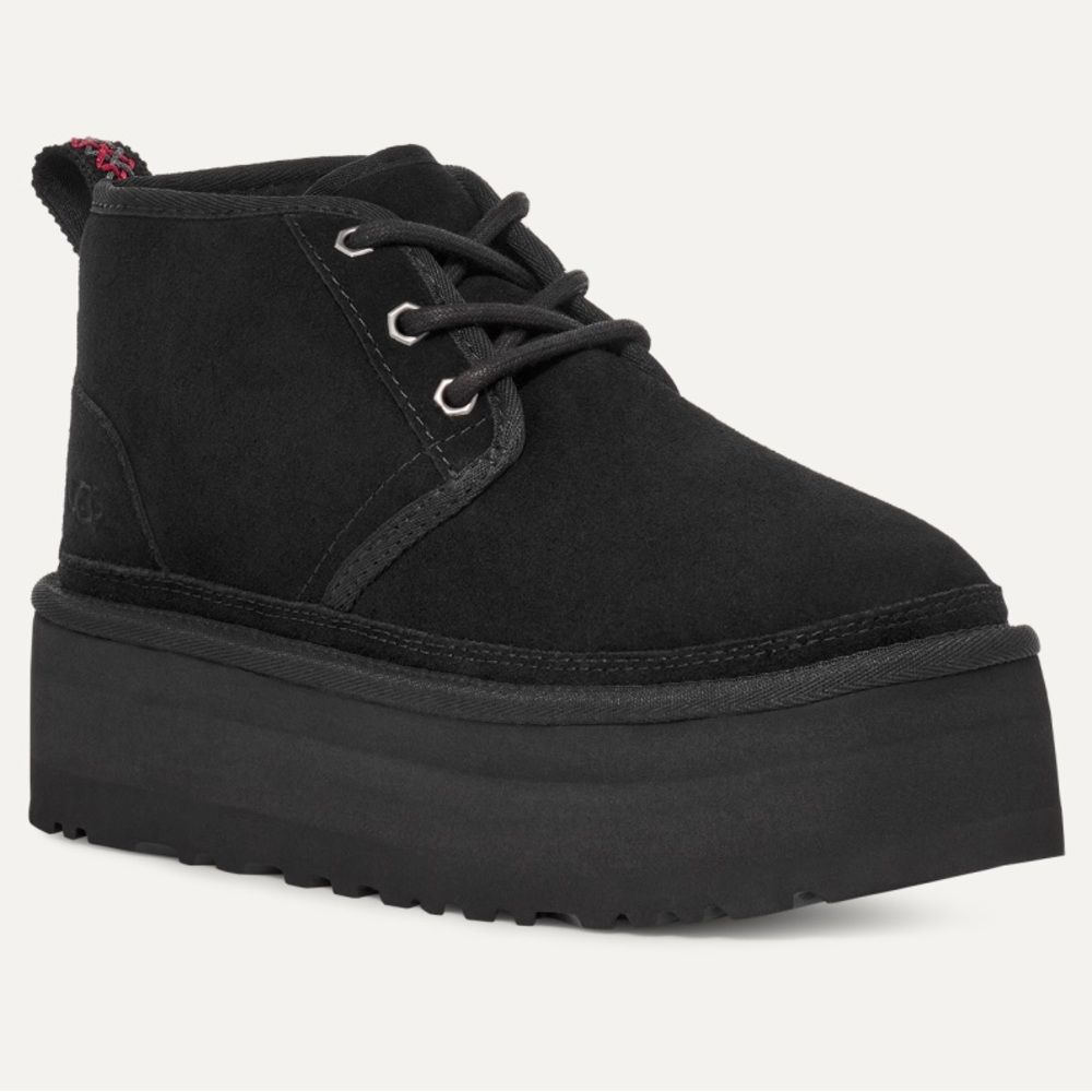 UGG Black Platform Chunky Sole Shoes